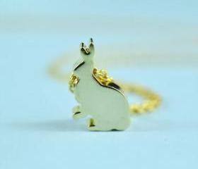 Shiny Bunny Necklace