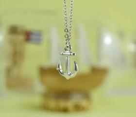 Petite Anchor Necklace
