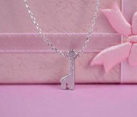 Tiny Giraffe Necklace